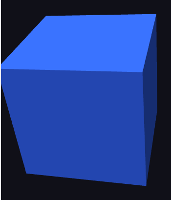 A Phong lit cube rendered by RenderView
